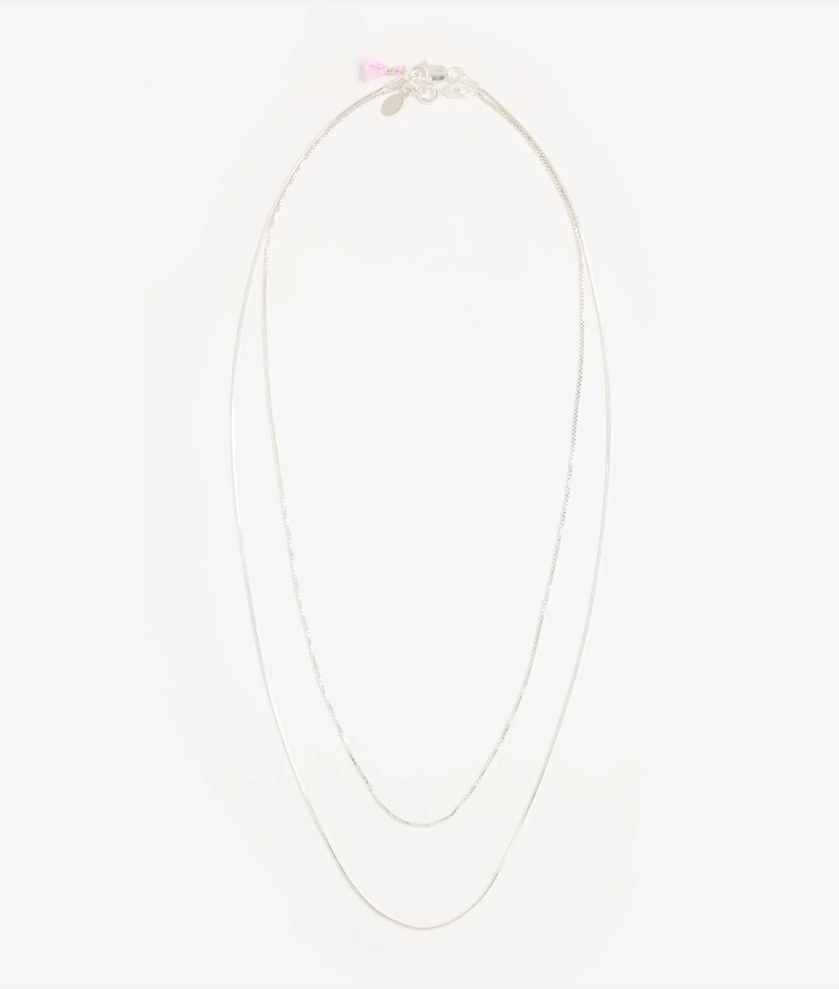 Silver Line Necklace sold by Shashi product image thumbnail 4