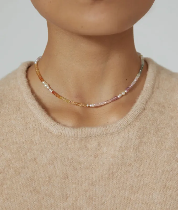 Ella Gemstone Necklace sold by Shashi