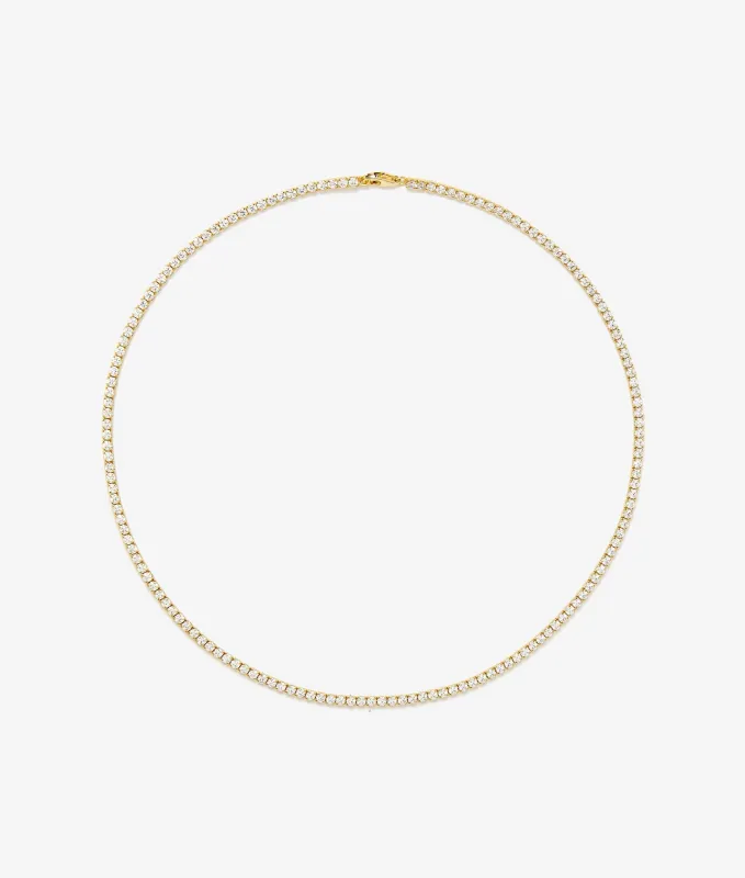 Everyday Diamond Tennis Necklace made by Shashi