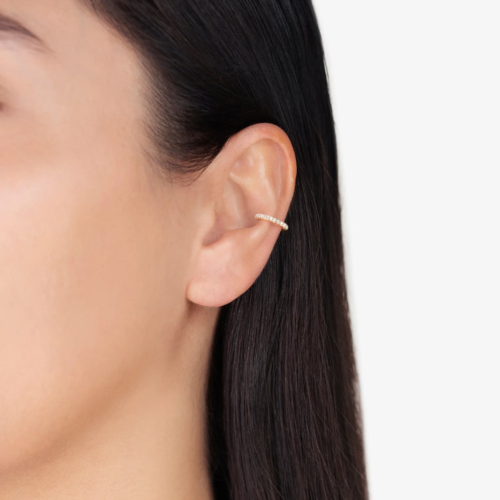 Pave Hinge Ear Cuff sold by Shashi product image thumbnail 3