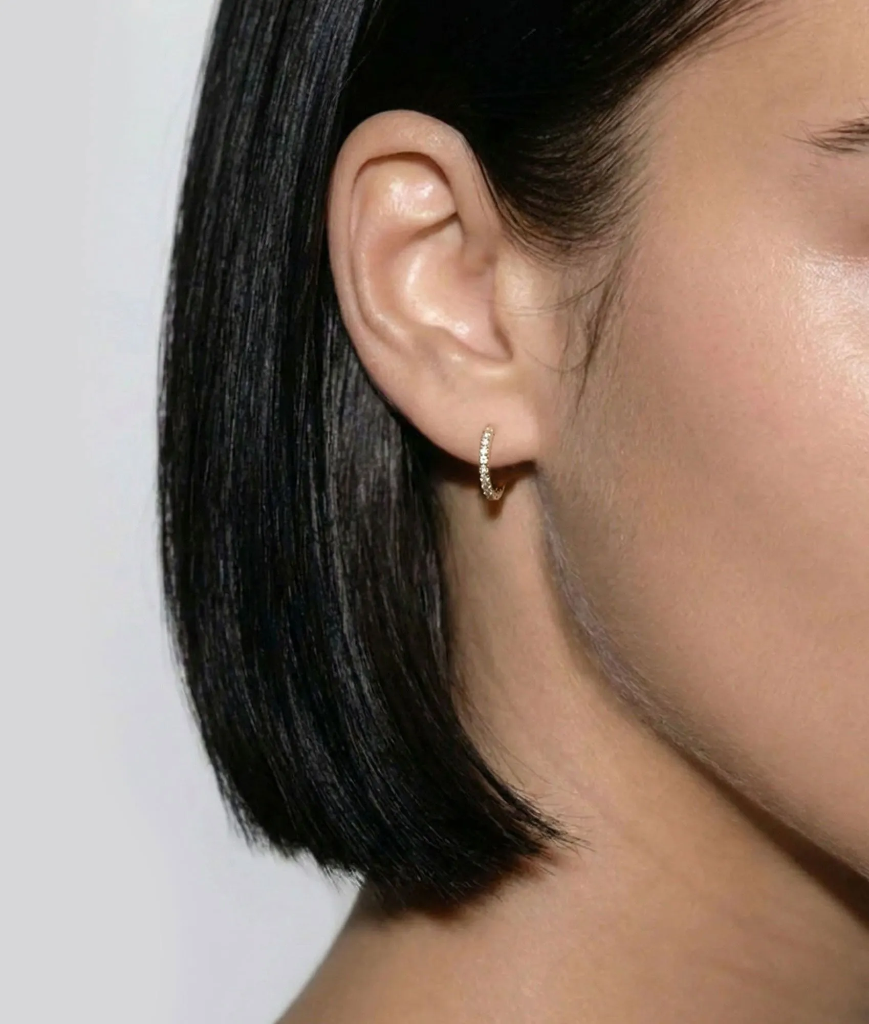 Super Katerina Pave Huggie sold by Shashi product image thumbnail 2