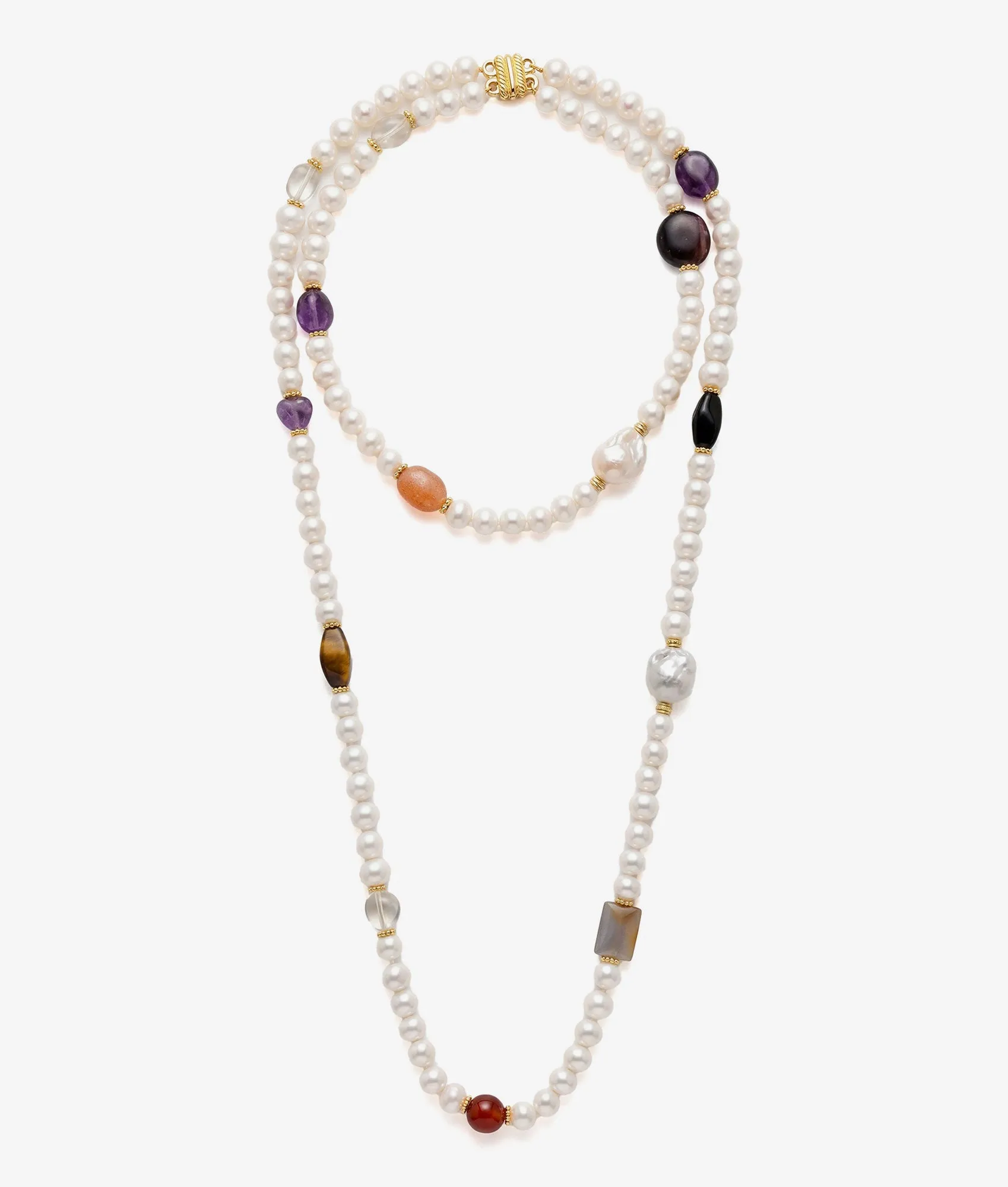 Bennet Gemstone Necklace sold by Shashi