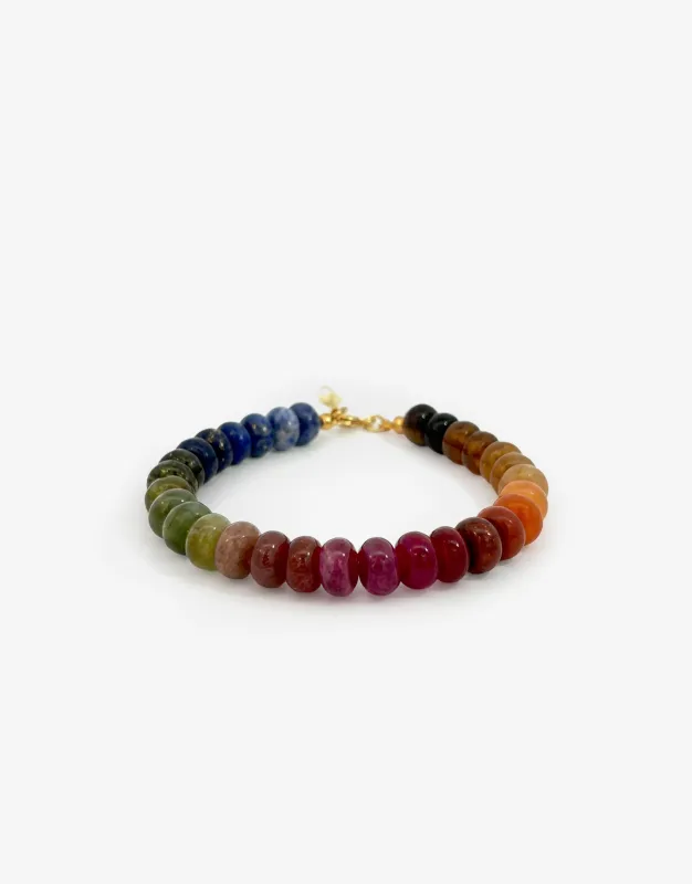 Jo Smooth Gemstone Bracelet made by Shashi