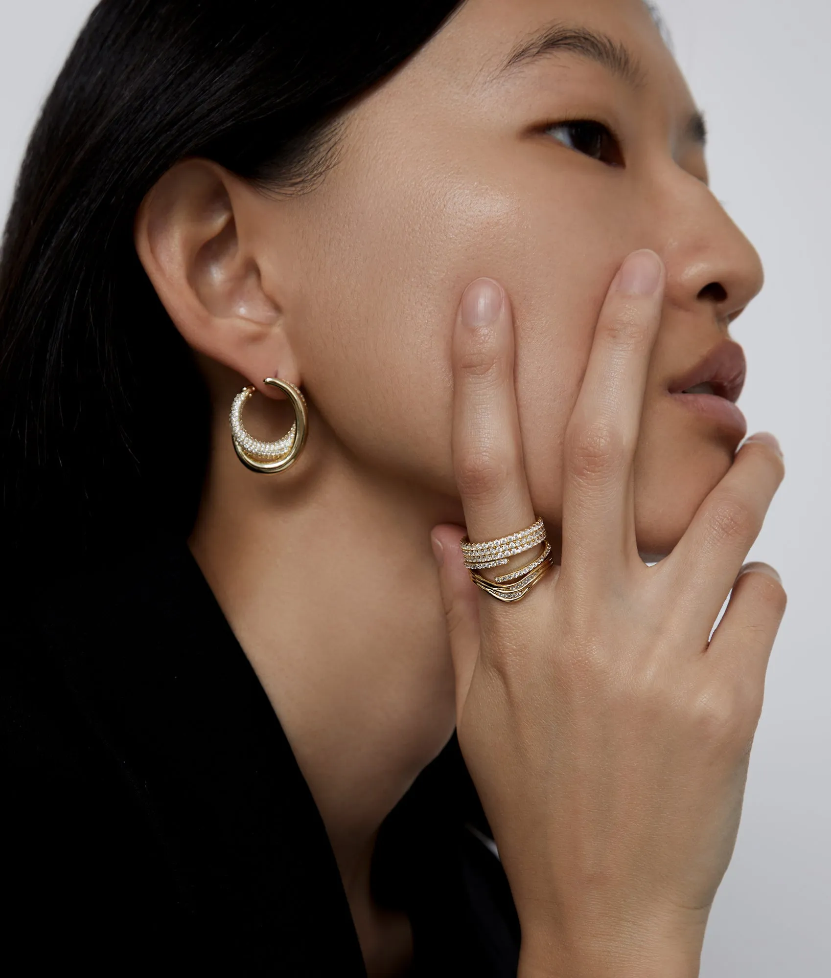 Diamond Wrap Ring sold by Shashi product image thumbnail 4