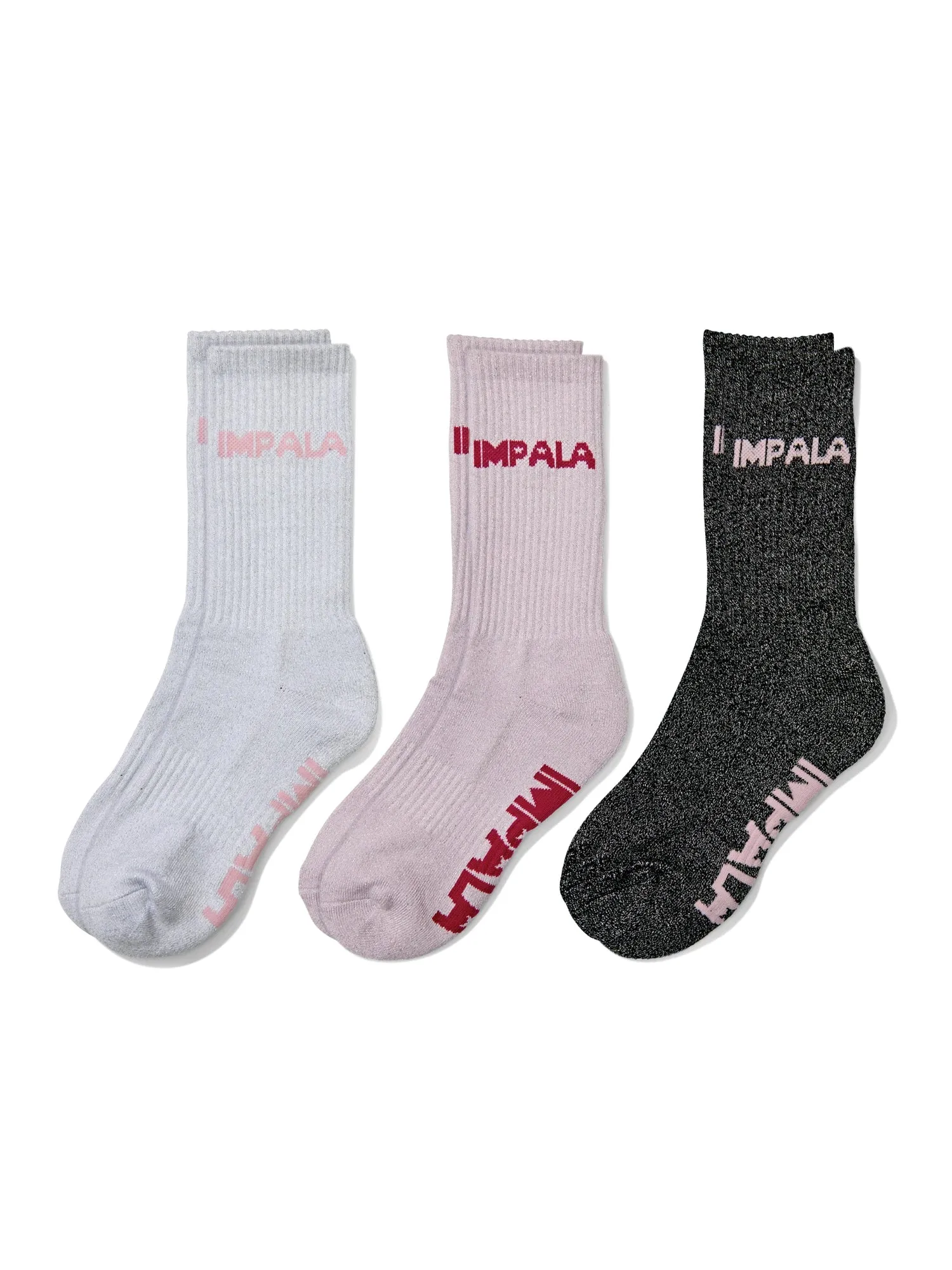 IMPALA SPARKLE SKAT 3 PACK SOX SOCKS - CLEARANCE sold by Boathouse