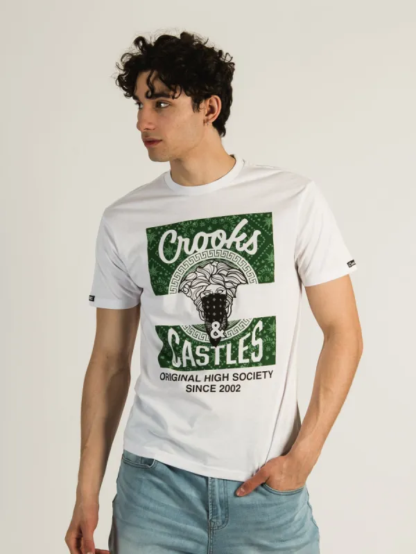 CROOKS & CASTLES HIGH SOCIETY KLEPTO T-SHIRT sold by Boathouse
