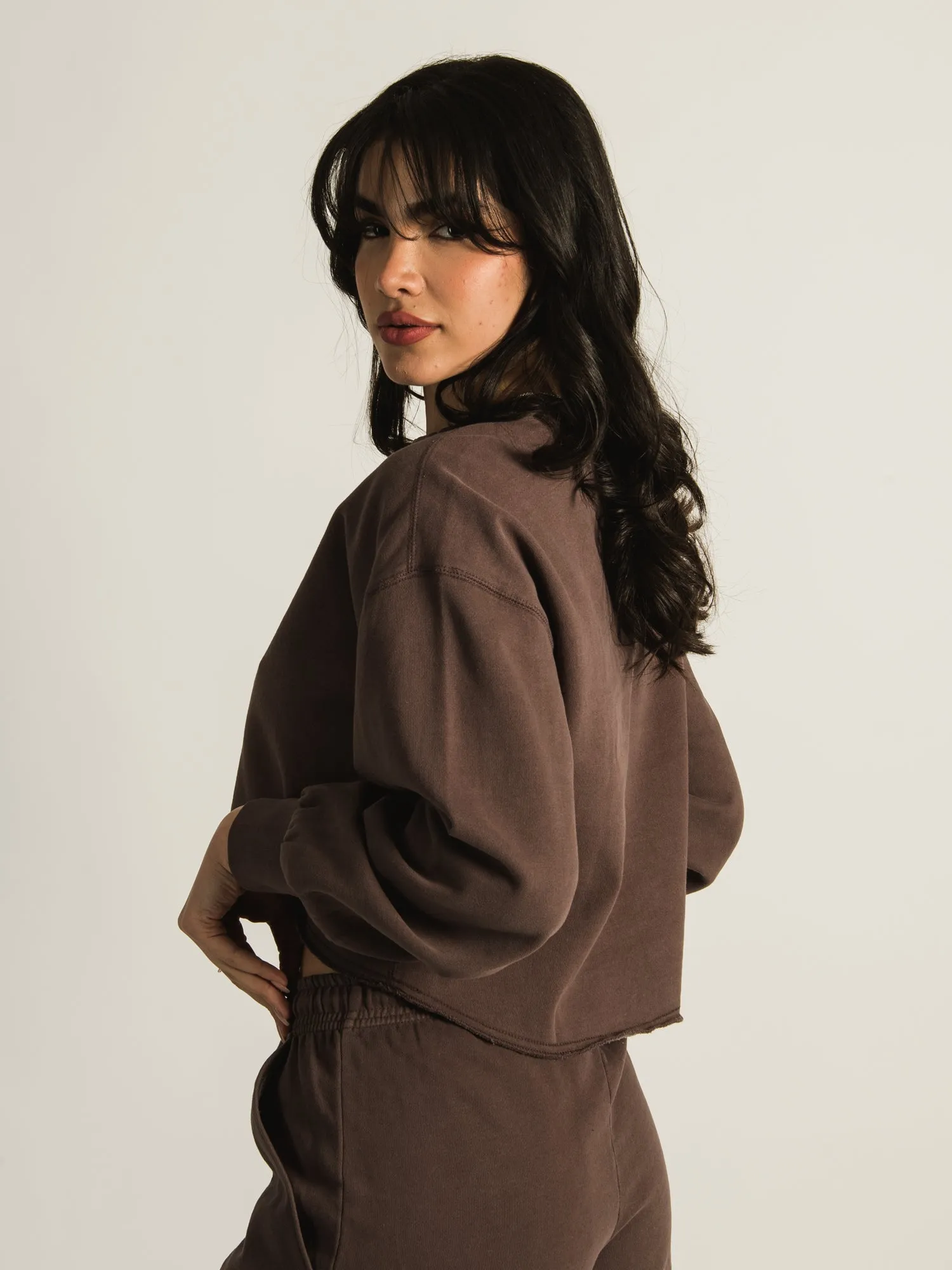 HARLOW GISELLE CROPPED CREW - CLEARANCE sold by Boathouse product image thumbnail 4