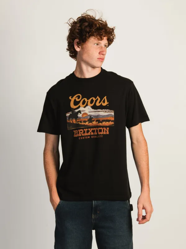 BRIXTON COORS SUNSET STANDARD T-SHIRT sold by Boathouse