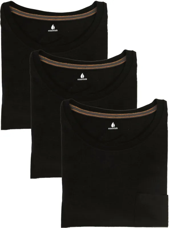 LONGLINE TEE - BLACK - 3 PACK sold by Boathouse