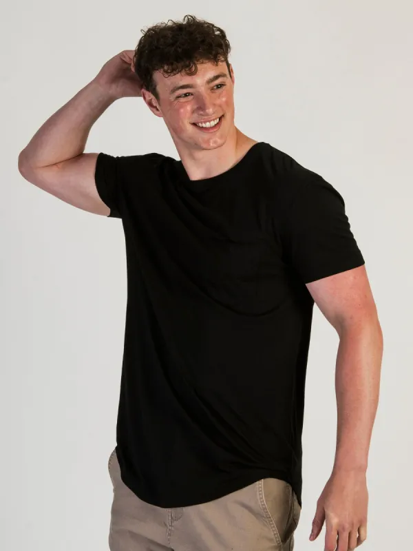Bundle Item - LONGLINE TEE - BLACK sold by Boathouse