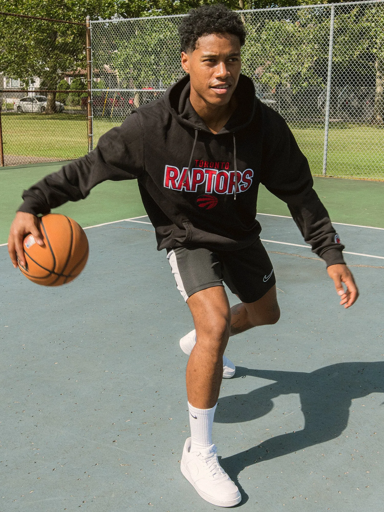 NBA TORONTO RAPTORS HARDWOOD PULLOVER HOODIE sold by Boathouse