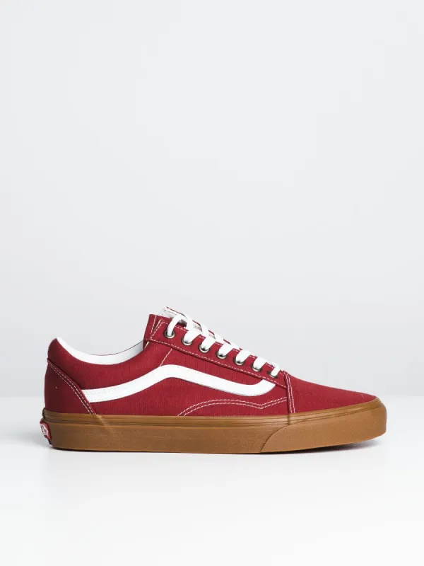 MENS OLD SKOOL - ROSEWOOD/WHITE - CLEARANCE sold by Boathouse
