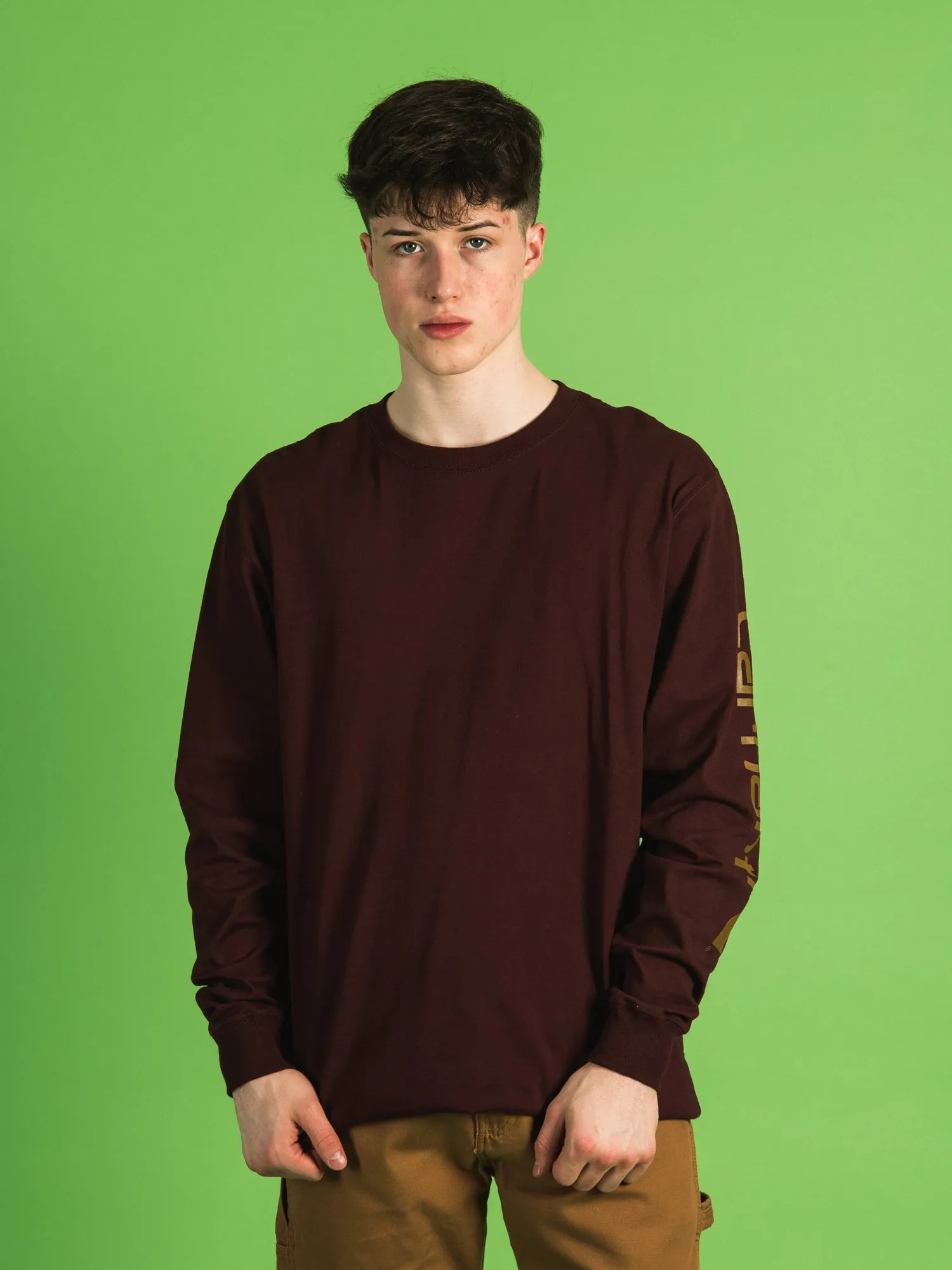 CARHARTT LONG SLEEVE LOGO SLEEVE GRAPHIC TEE sold by Boathouse product image thumbnail 2