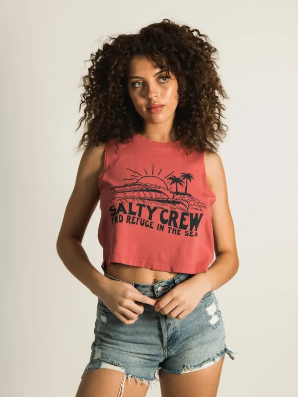 SALTY CREW SHOREBREAK CROP TANK TOP sold by Boathouse