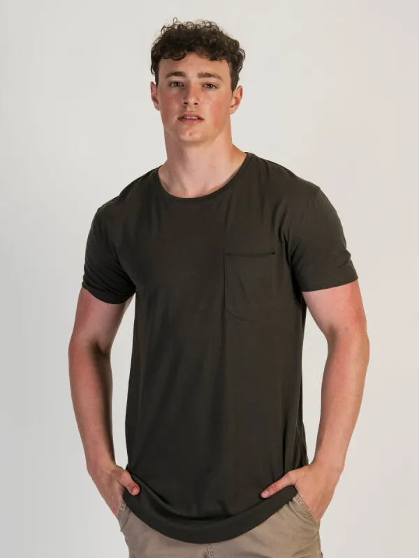 Bundle Item - LONGLINE TEE  - CHARCOAL sold by Boathouse