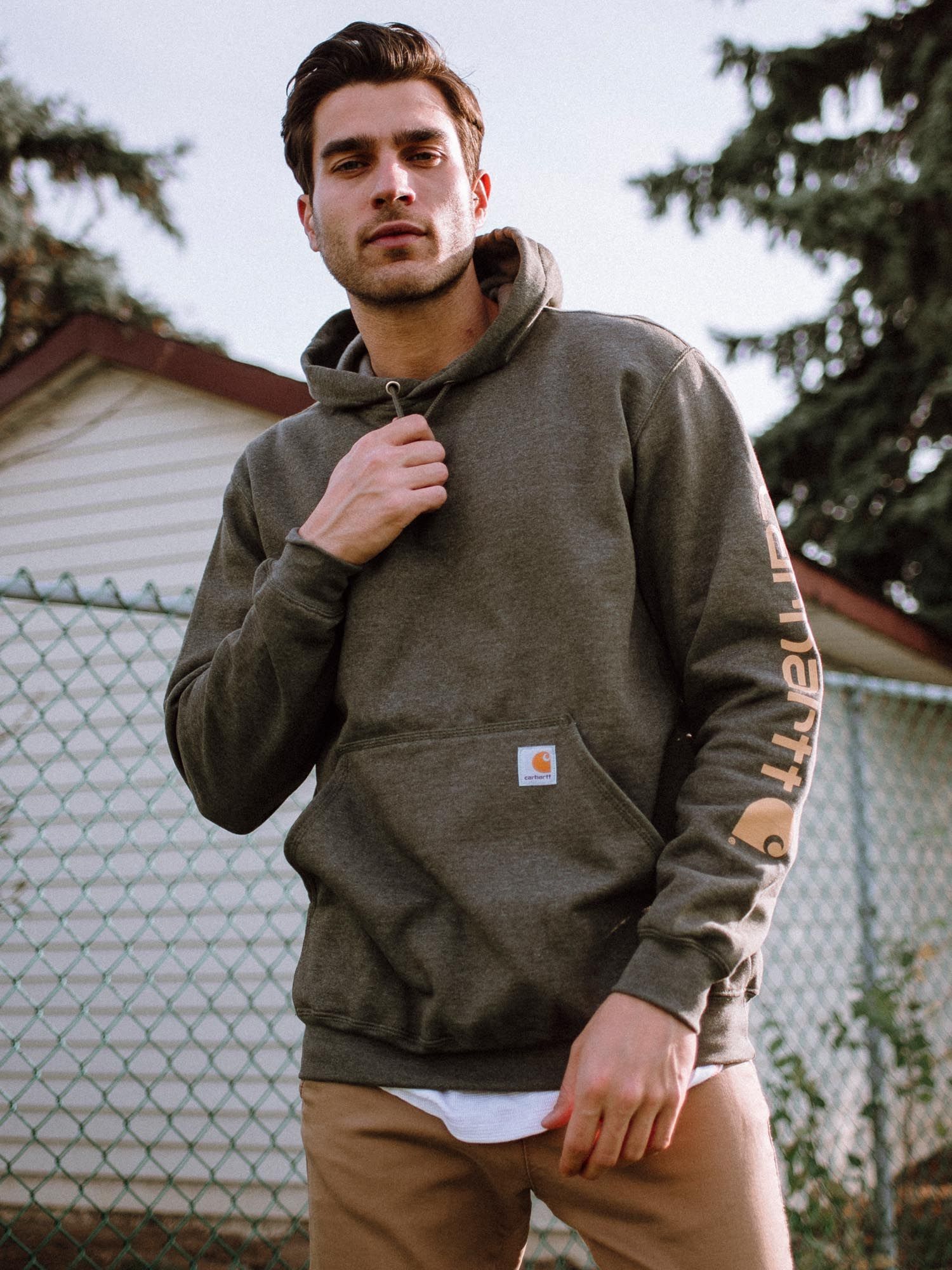CARHARTT SLEEVE PULLOVER HOODIE - CLEARANCE sold by Boathouse