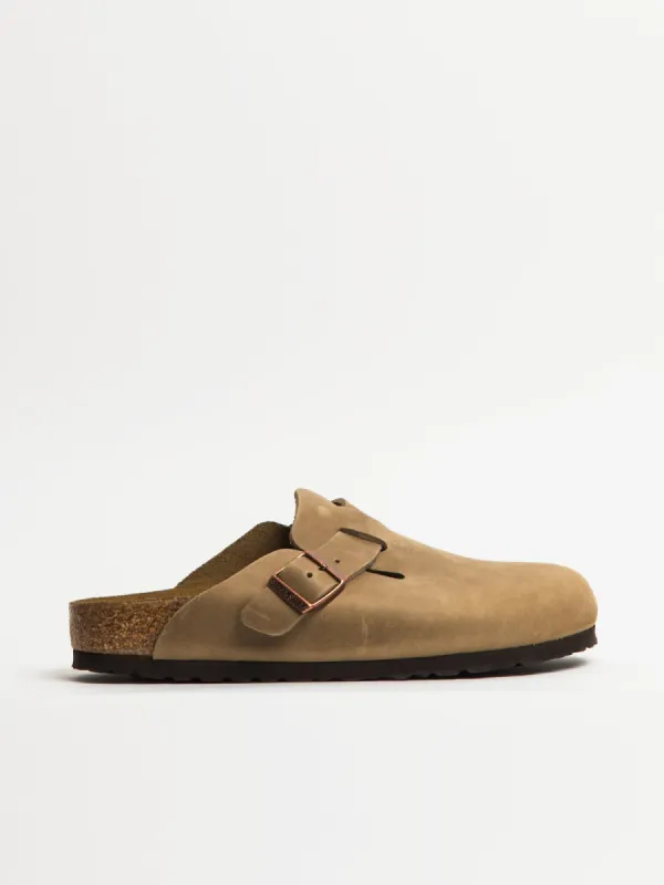 WOMENS BIRKENSTOCK BOSTON OILED LEATHER NARROW FIT CLOGS sold by Boathouse