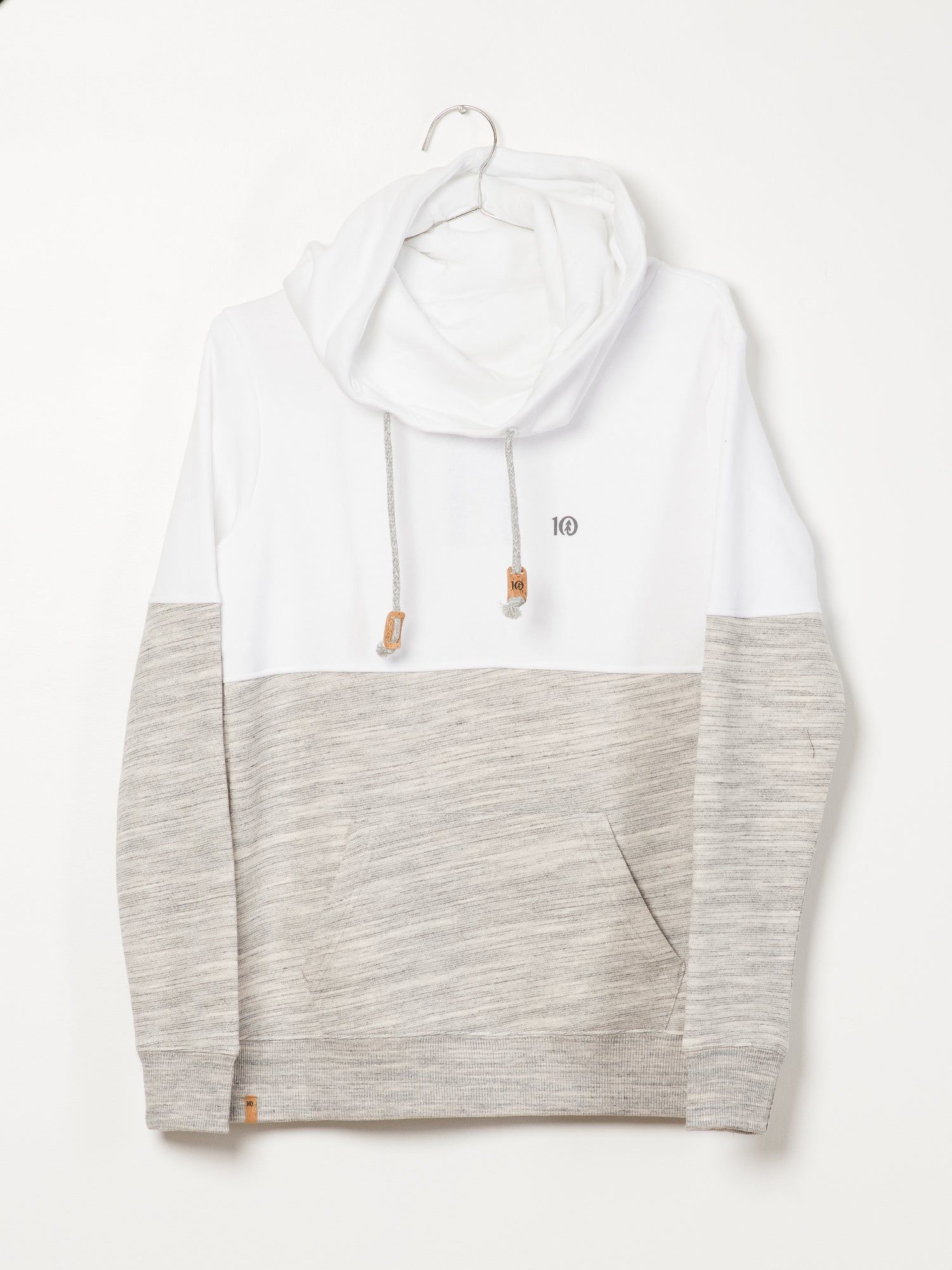 TENTREE BLOCKED BANSHEE CORK PATCH HOODIE-G/W - CLEARANCE sold by Boathouse product image thumbnail 4