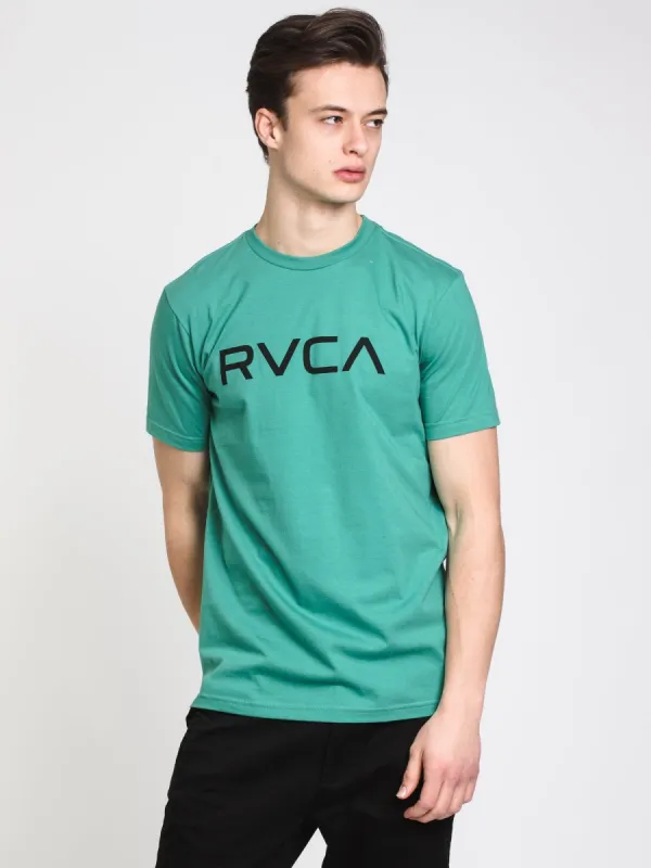 MENS BIG RVCA SHORT SLEEVE T-SHIRT- VIN GREEN - CLEARANCE made by RVCA