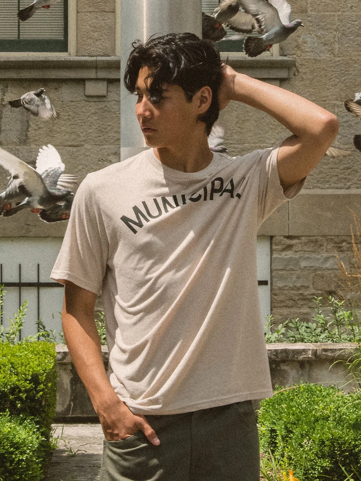 MUNICIPAL ORIGIN SUPERBLEND T-SHIRT sold by Boathouse