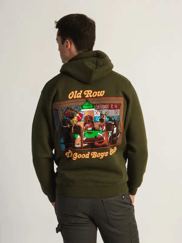 OLD ROW POKER DOGS PULLOVER HOODIE sold by Boathouse