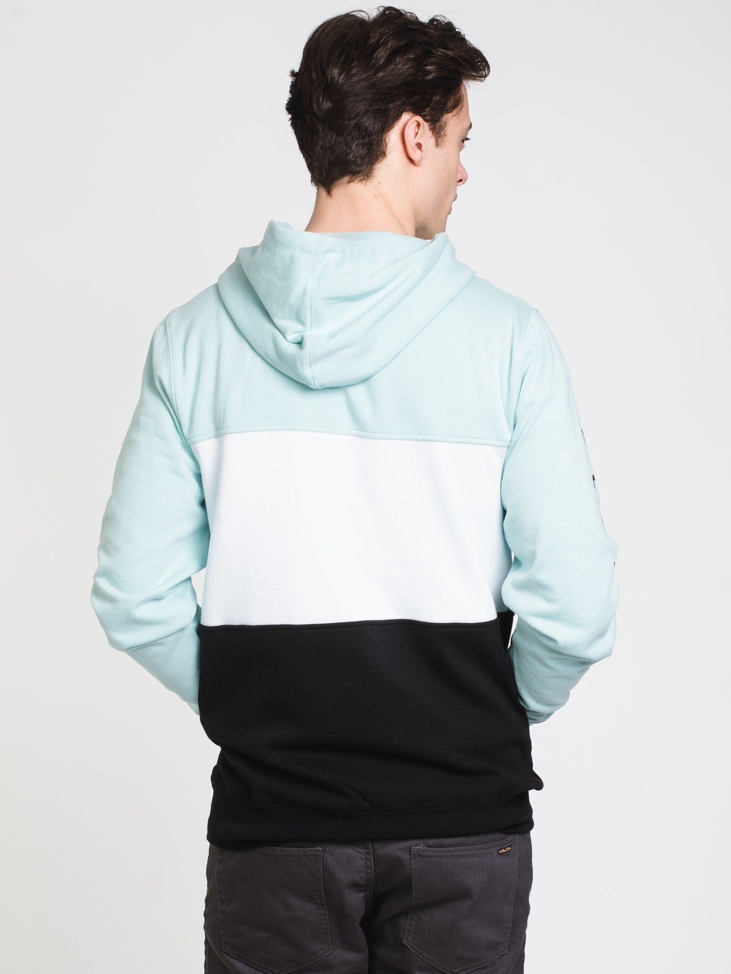 MENS BLAZER PULLOVER HOODIE - MINT/BLACK - CLEARANCE sold by Boathouse product image thumbnail 2