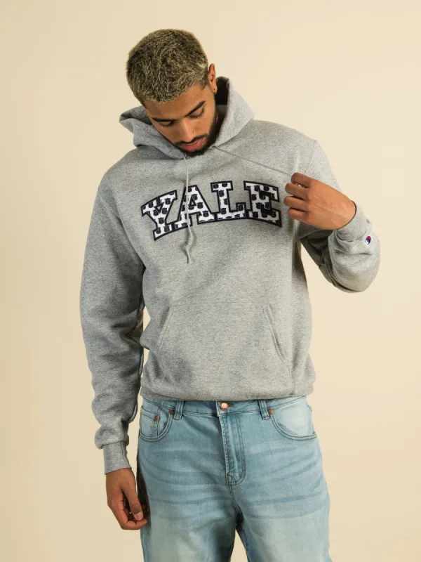 CHAMPION YALE ALL OVER PRINT PULLOVER HOODIE sold by Boathouse