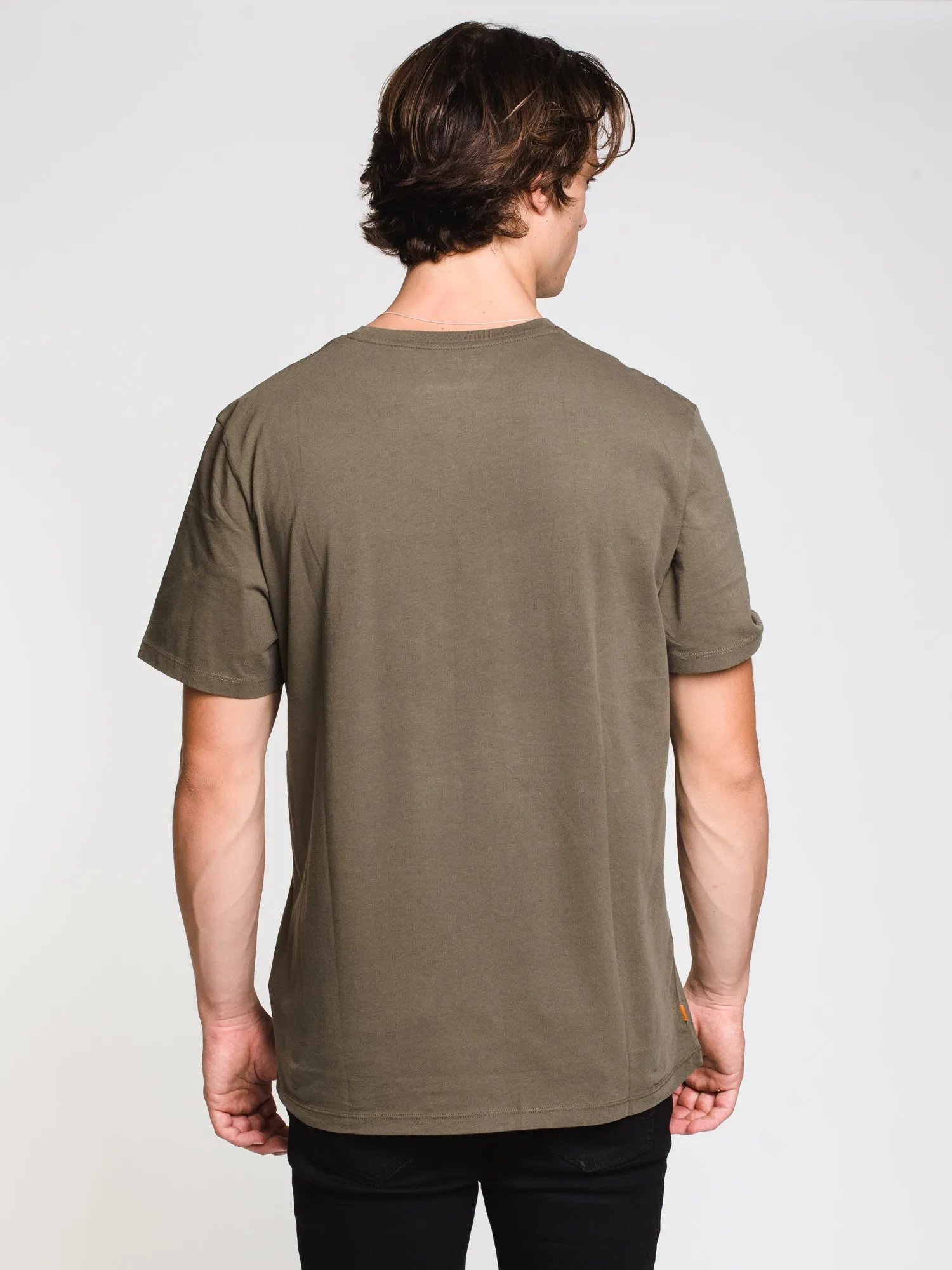 MENS TIM LOGO C/S SHORT SLEEVE T-SHIRT - OLIVE - CLEARANCE sold by Boathouse product image thumbnail 2