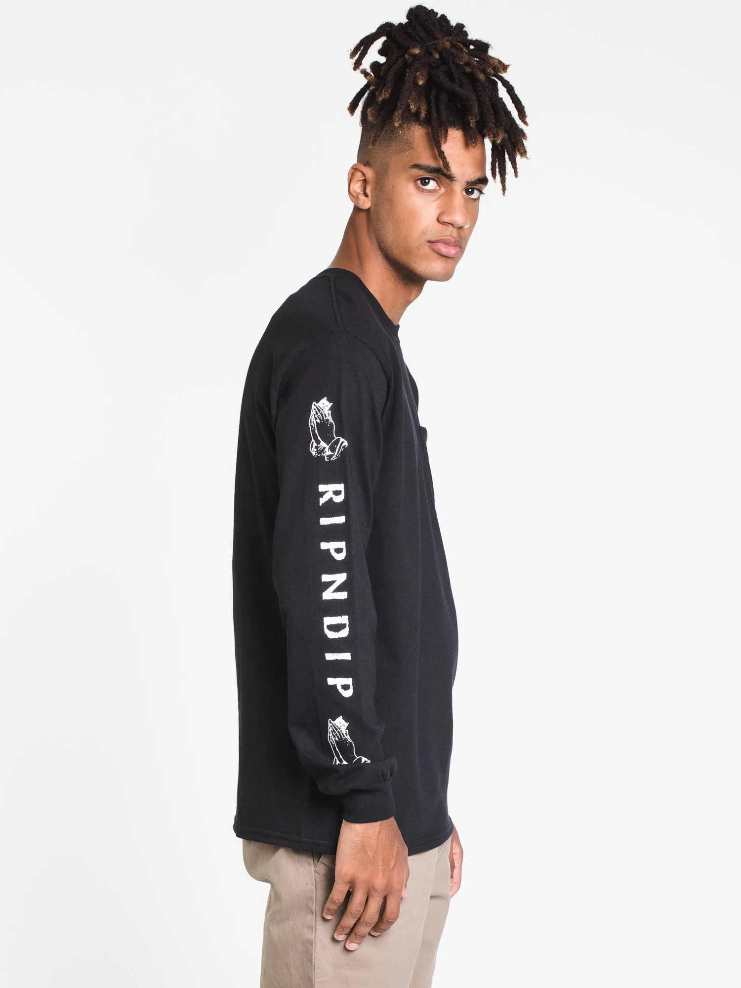 RIP N DIP LORD NERMAL LONG SLEEVE POCKET T-SHIRT - CLEARANCE sold by Boathouse product image thumbnail 3