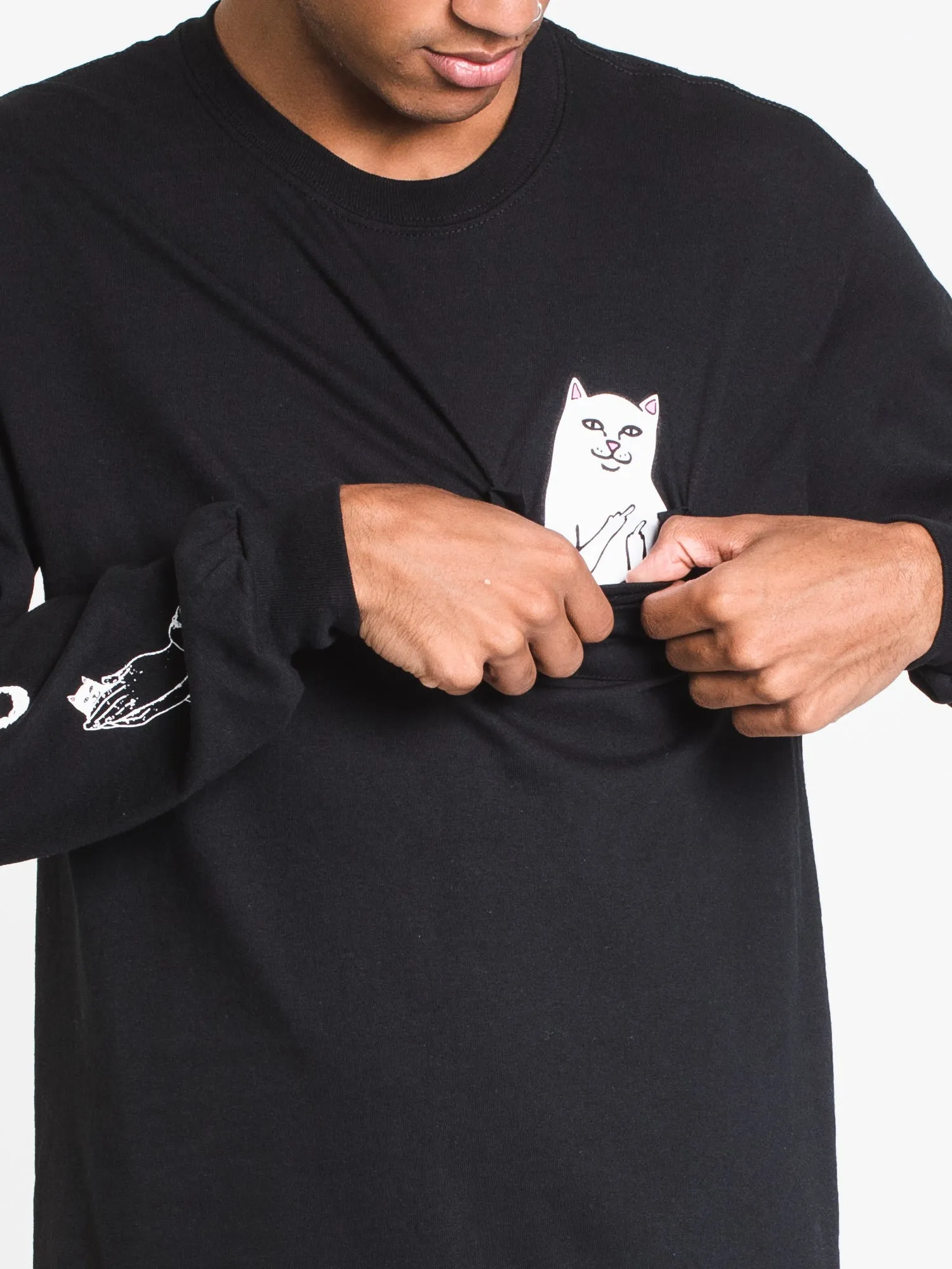 RIP N DIP LORD NERMAL LONG SLEEVE POCKET T-SHIRT - CLEARANCE sold by Boathouse product image thumbnail 4