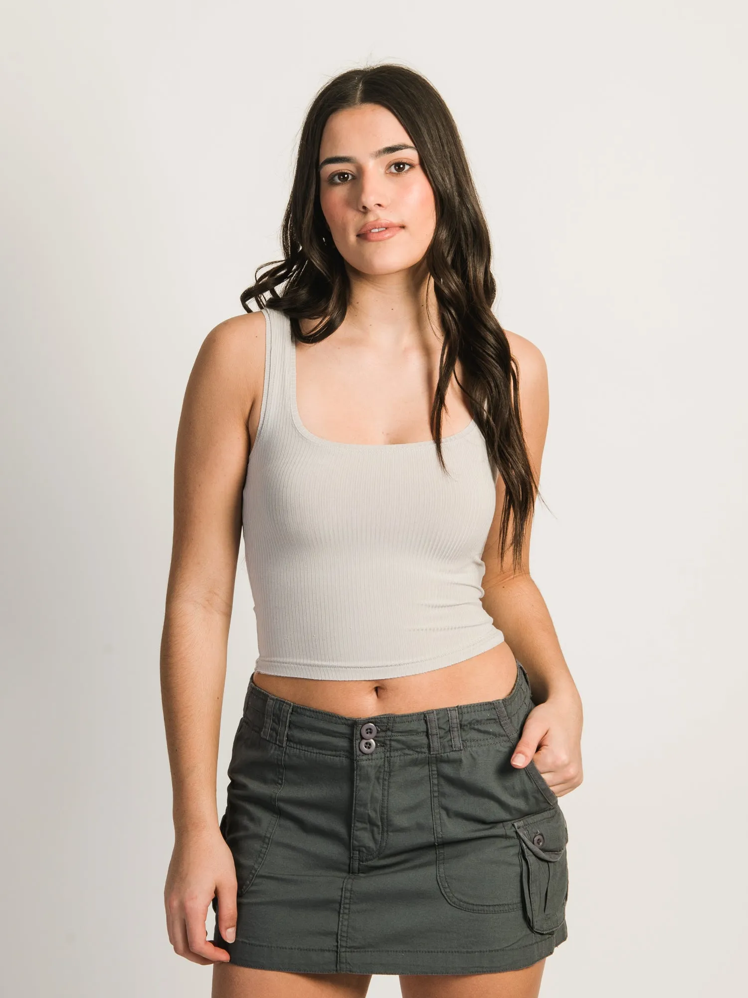 HARLOW LUCIE TANK TOP - ROCK - CLEARANCE sold by Boathouse