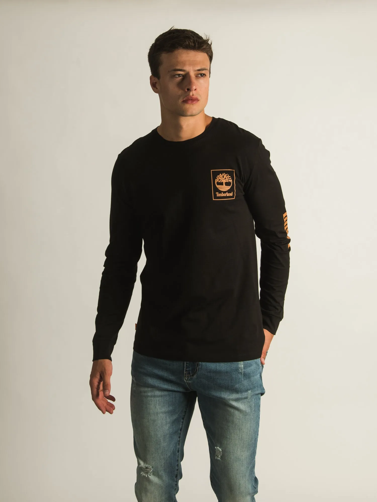 TIMBERLAND CHEST STACK LONG SLEEVE LOGO TEE - CLEARANCE sold by Boathouse product image thumbnail 2