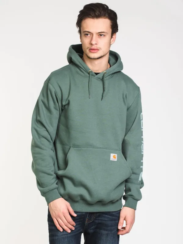 MENS CARHARTT SLV PULLOVER HOODIE - GREEN - CLEARANCE sold by Boathouse