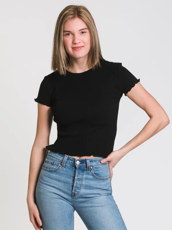 HARLOW WAFFLE TEE - CLEARANCE sold by Boathouse