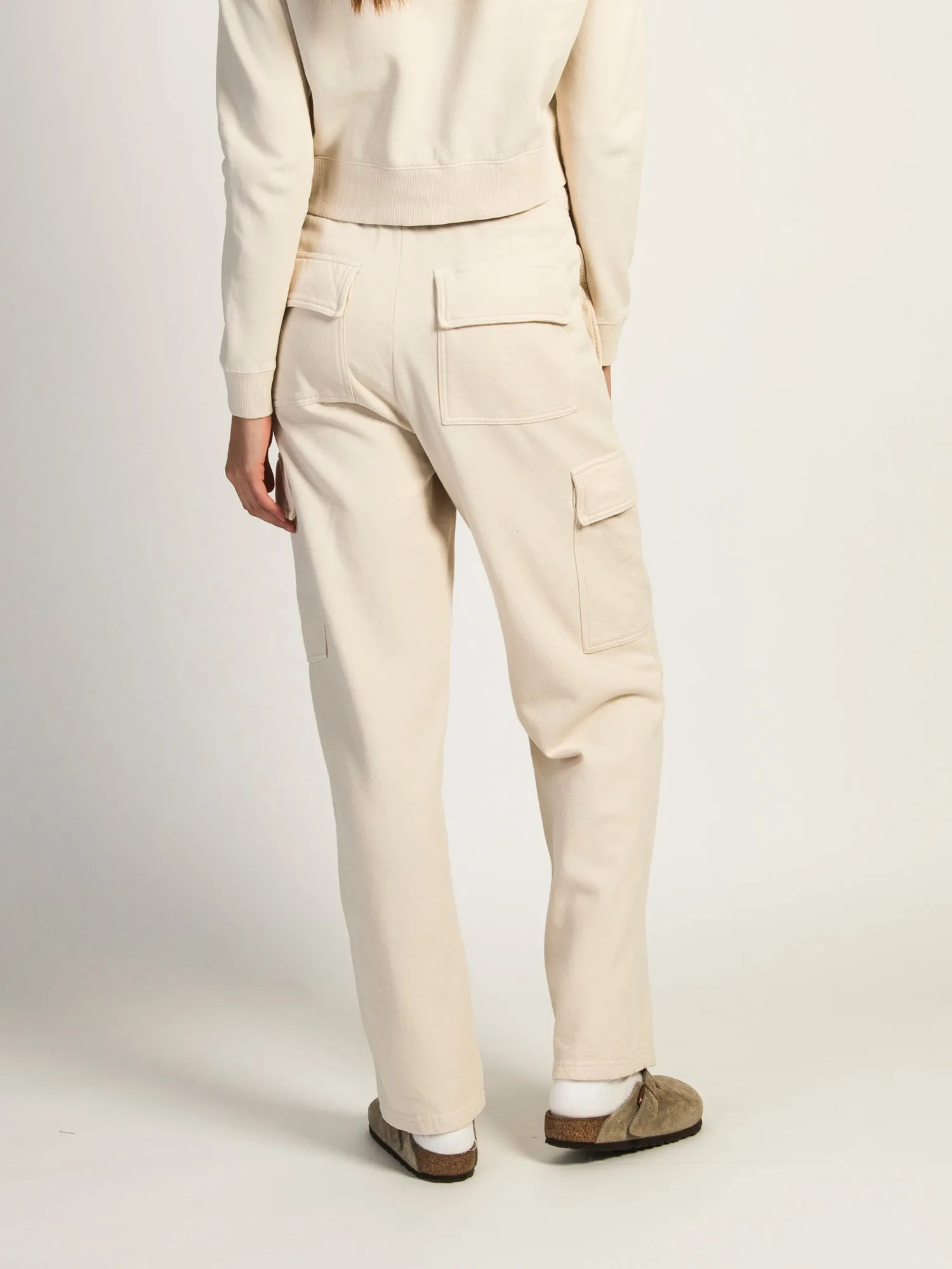 HARLOW ANDI CARGO SWEATPANTS - CREAM - CLEARANCE sold by Boathouse product image thumbnail 4