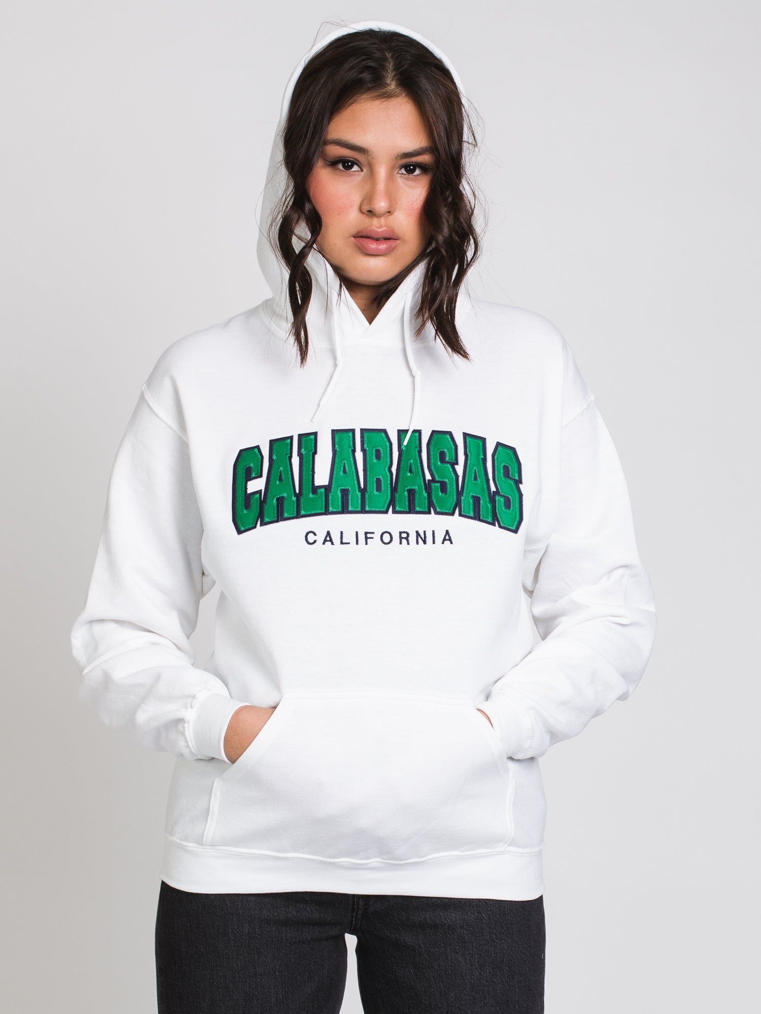 HOTLINE APPAREL L. CALABASAS EMBROIDERED HOODIE - CLEARANCE sold by Boathouse product image thumbnail 2