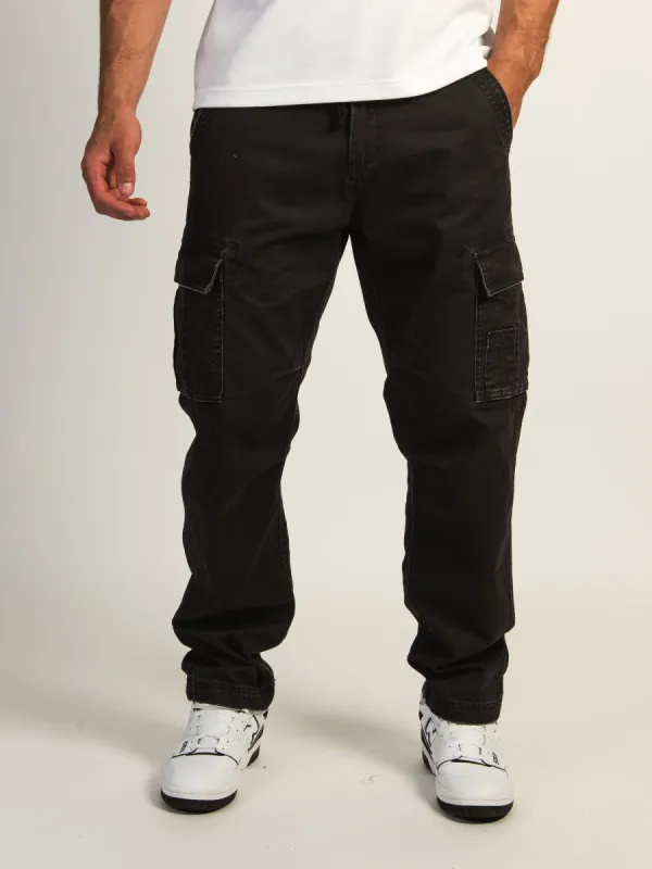 TAINTED 90'S UTILITY CARGO PANT - BLACK sold by Boathouse