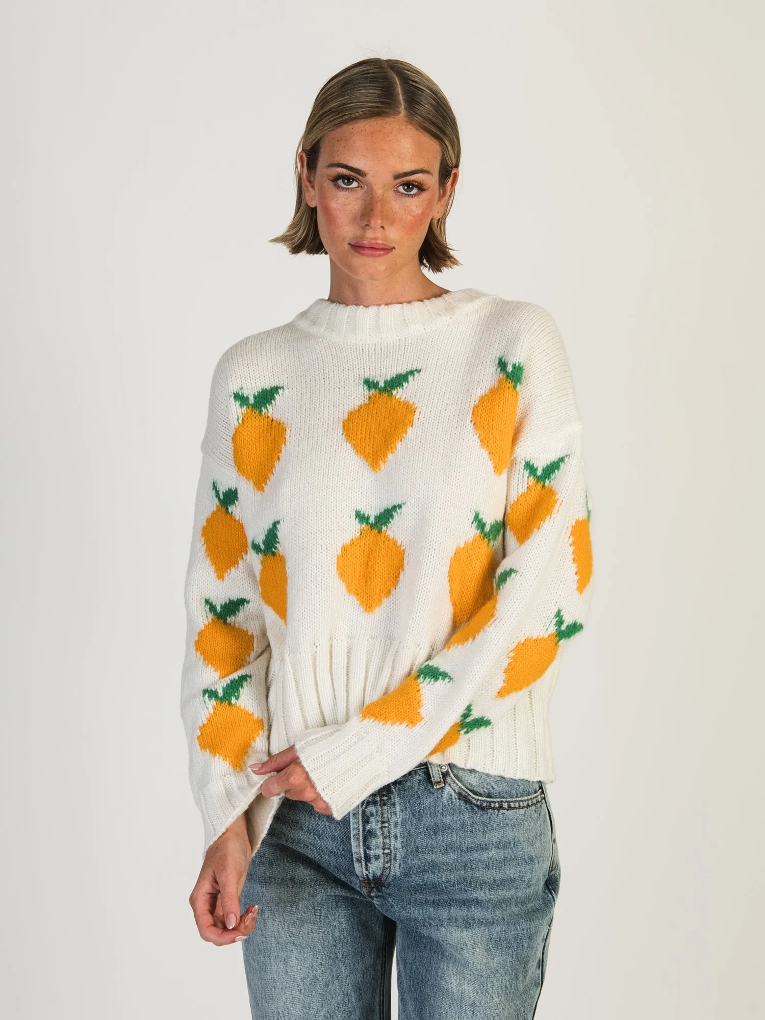 DAISY STREET LTD KNITTED LEMON JUMPER sold by Boathouse product image thumbnail 3