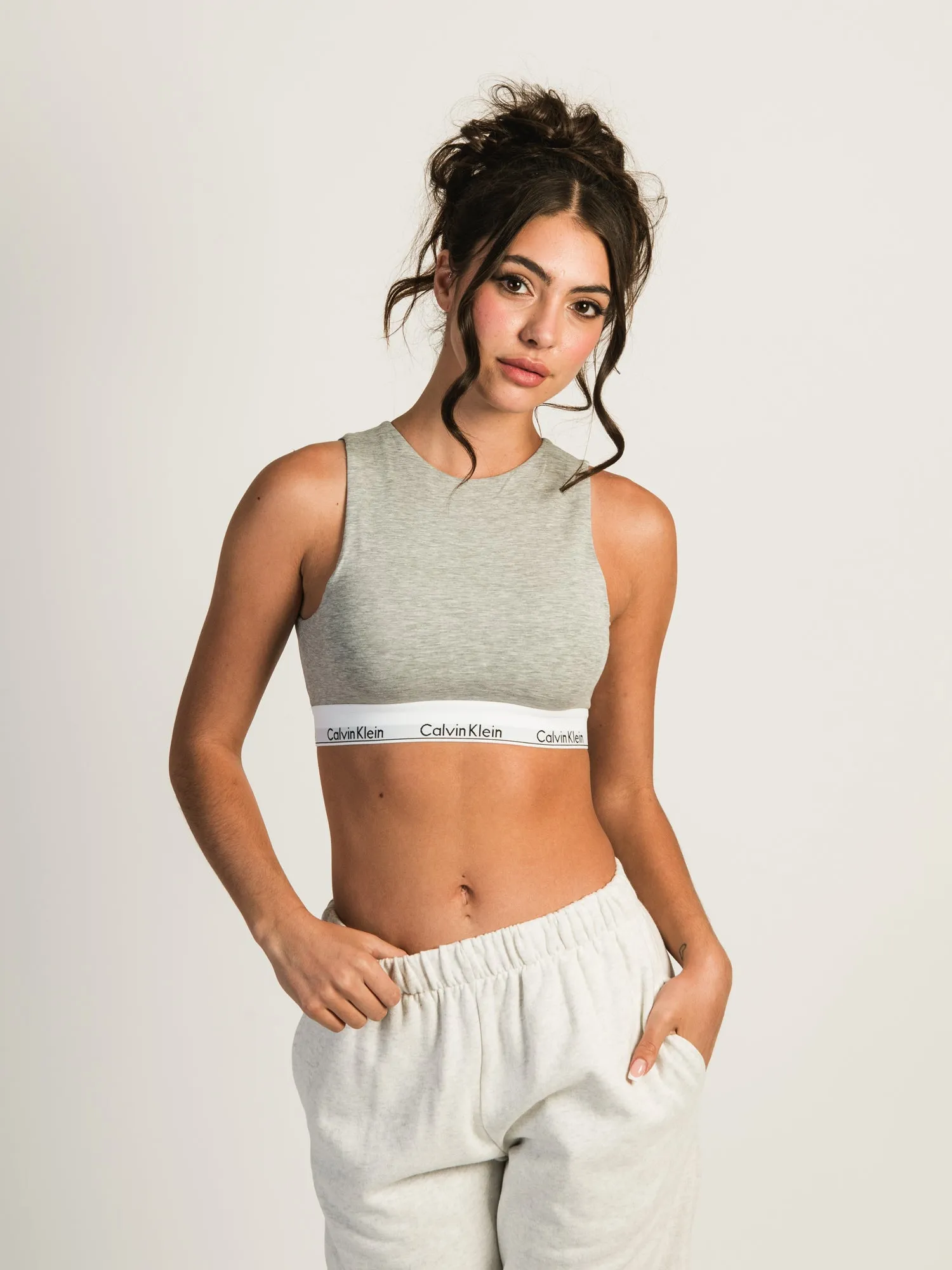 CALVIN KLEIN HIGH NECK UNLINED BRALETTE - CLEARANCE sold by Boathouse product image thumbnail 2