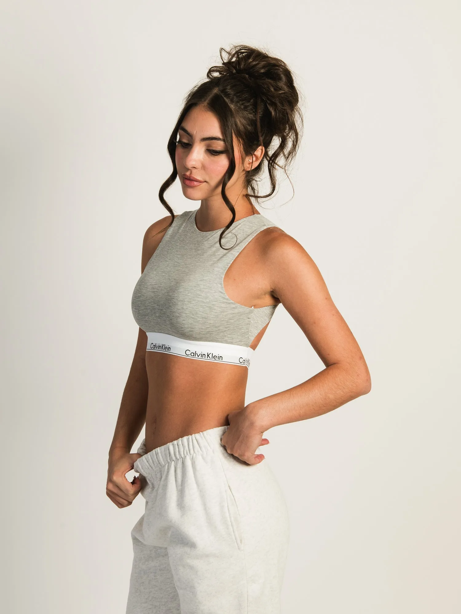 CALVIN KLEIN HIGH NECK UNLINED BRALETTE - CLEARANCE sold by Boathouse product image thumbnail 3