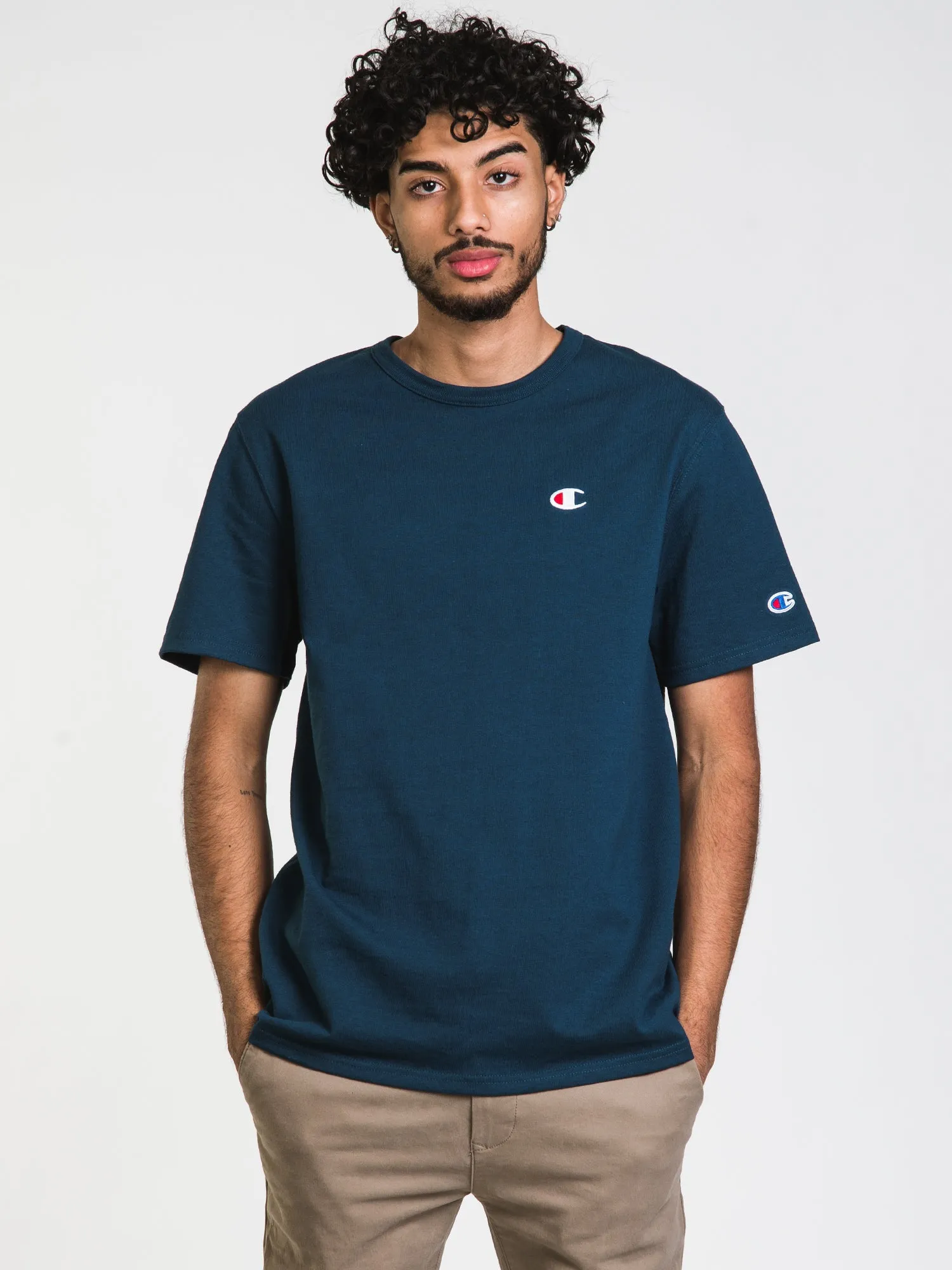 CHAMPION HERITAGE SHORT SLEEVE SCRIPT TEE - CLEARANCE sold by Boathouse