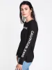 WOMENS VARSITY HER LONG SLEEVE TEE - BLACK - CLEARANCE sold by Boathouse