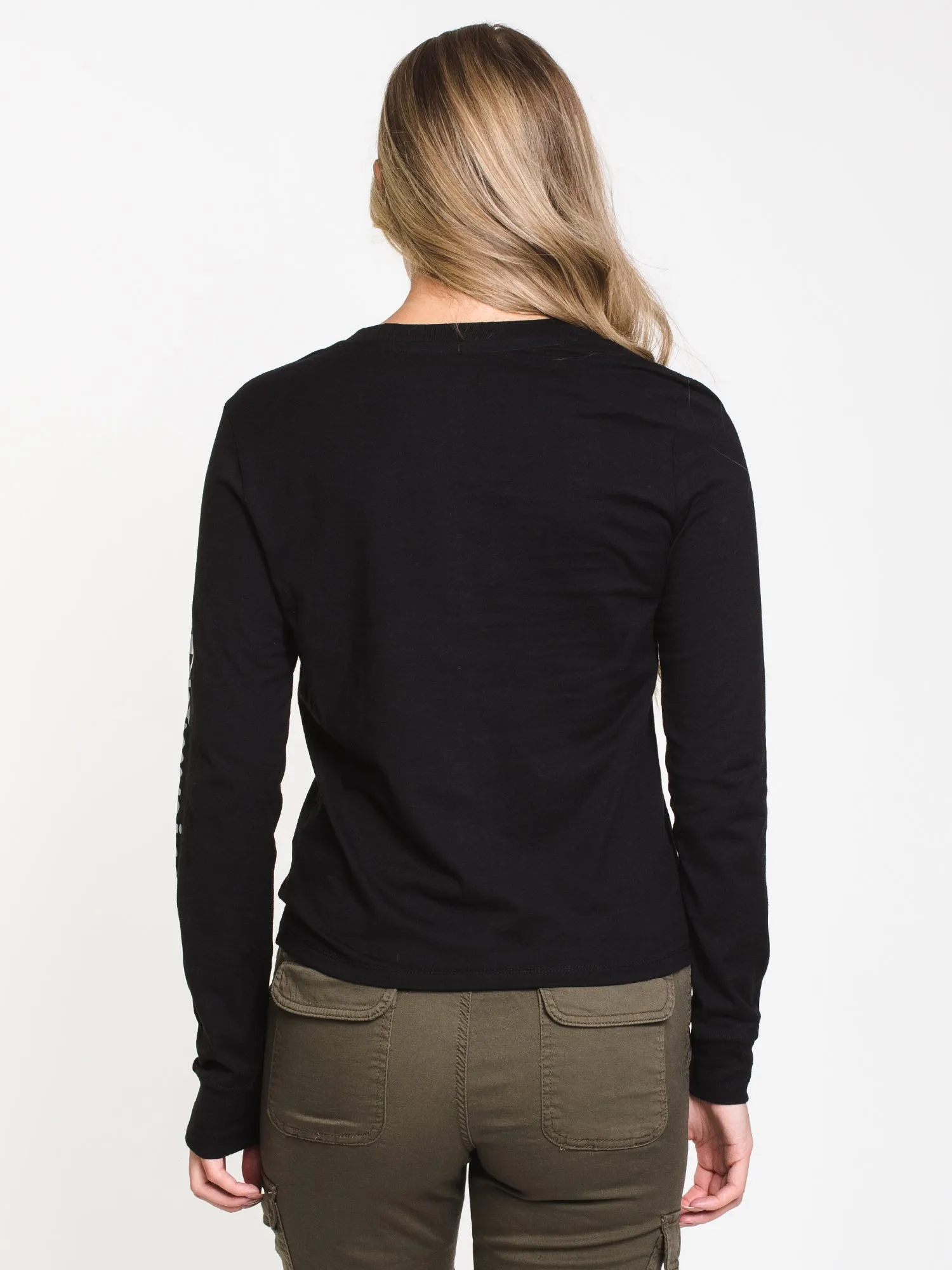 CHAMPION CLASSIC LONG SLEEVE T-SHIRT - BLACK - CLEARANCE sold by Boathouse product image thumbnail 2