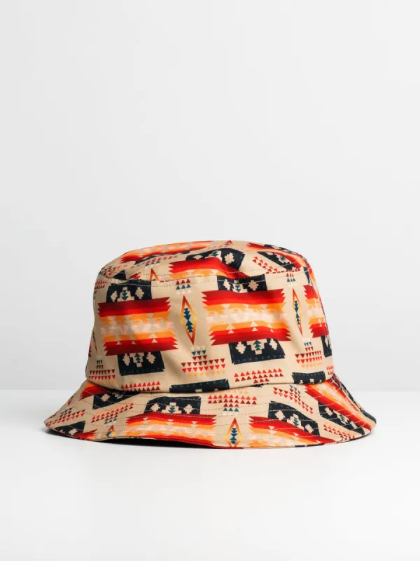 KOLBY BUCKET HAT - TAN PRINT - CLEARANCE sold by Boathouse