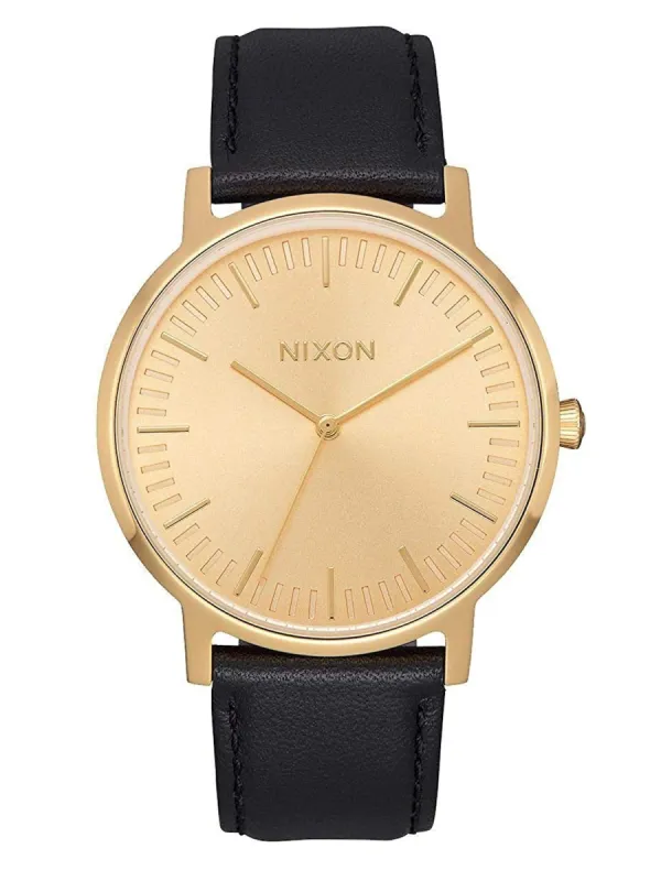 MENS PORTER LEATHER - ALL GOLD/BLACK WATCH - CLEARANCE made by Boathouse
