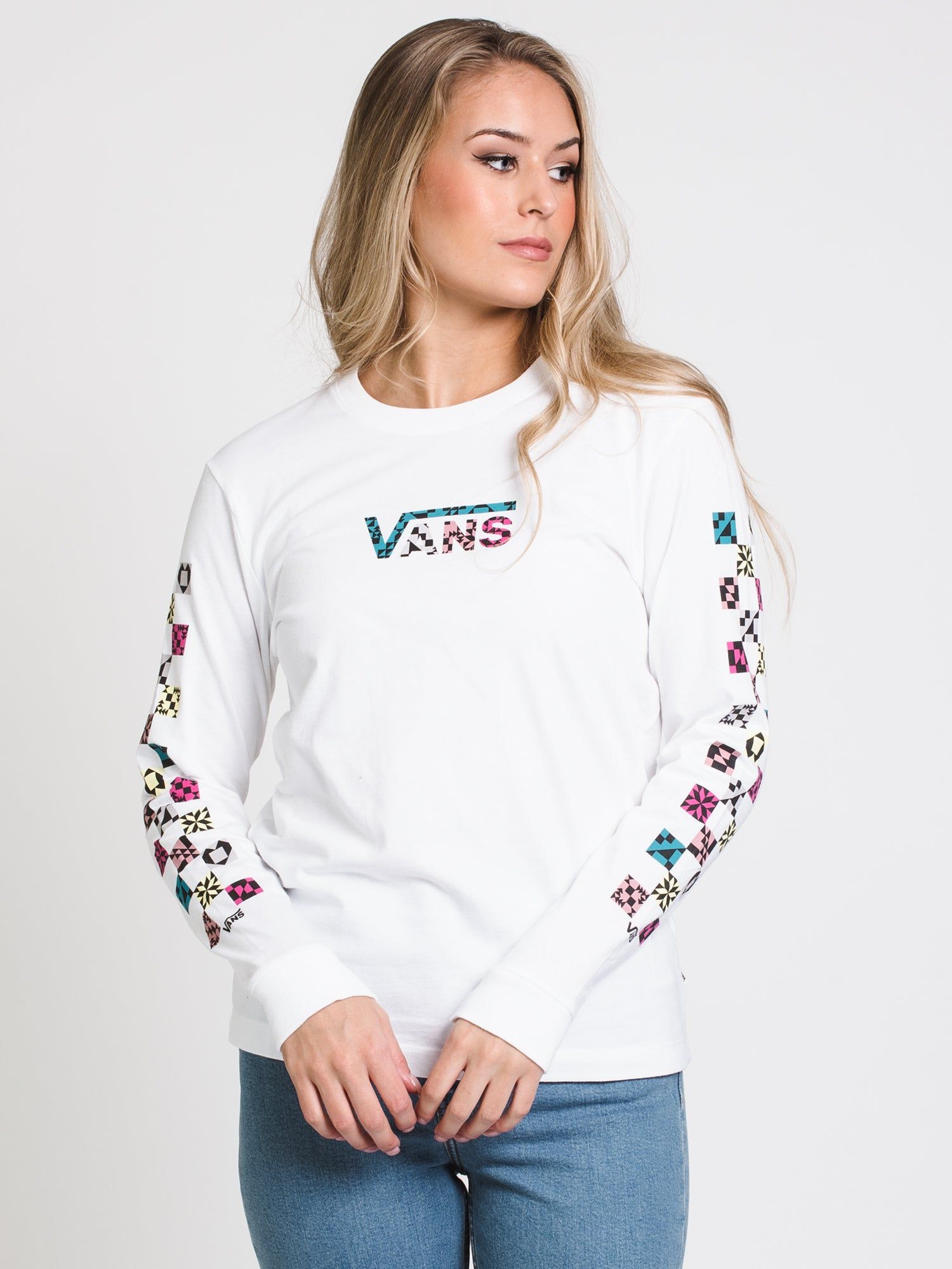 WOMENS BINKEY L/S TEE - WHITE - CLEARANCE sold by Boathouse