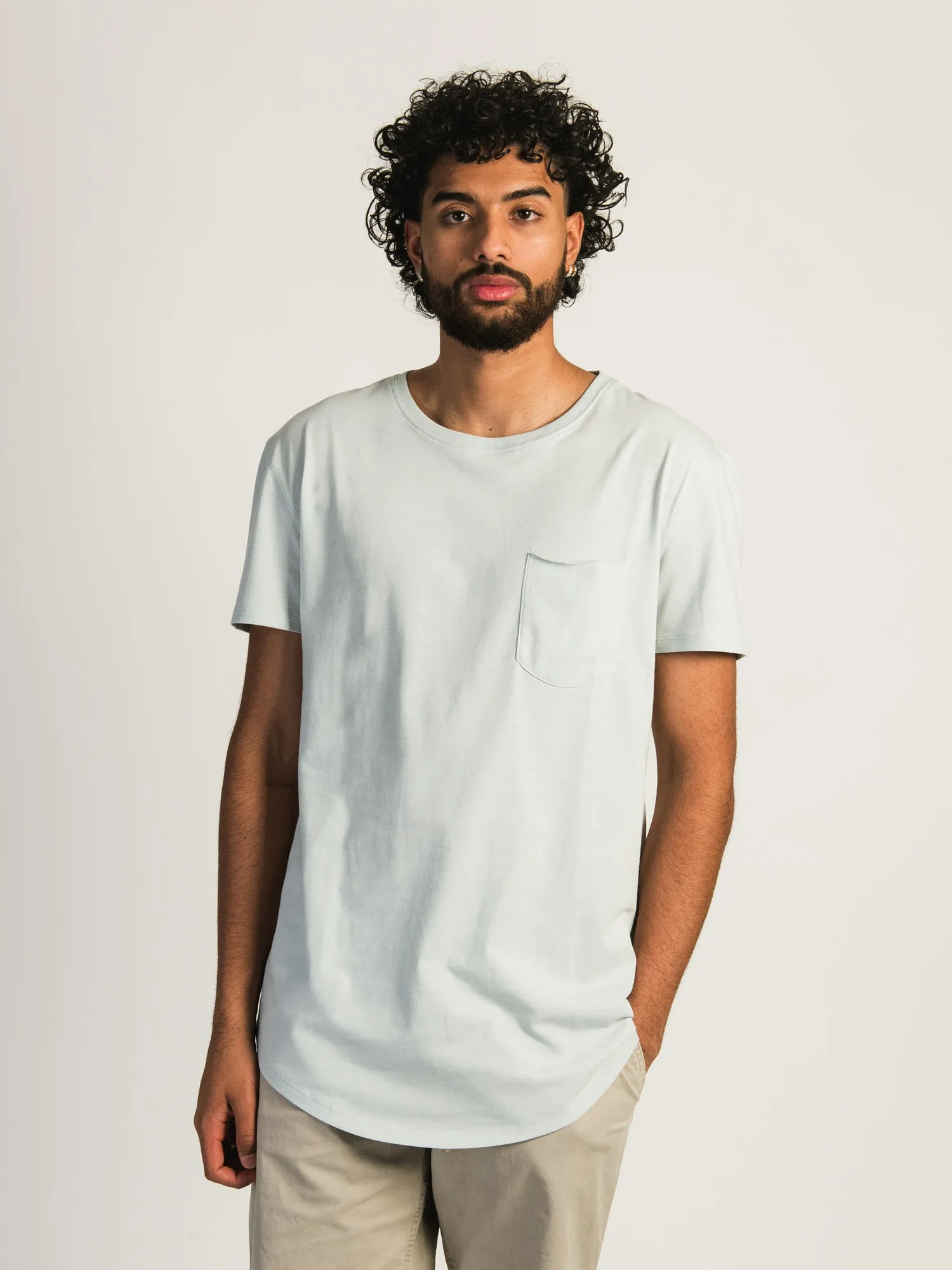 LONGLINE TEE - LIGHT BLUE sold by Boathouse