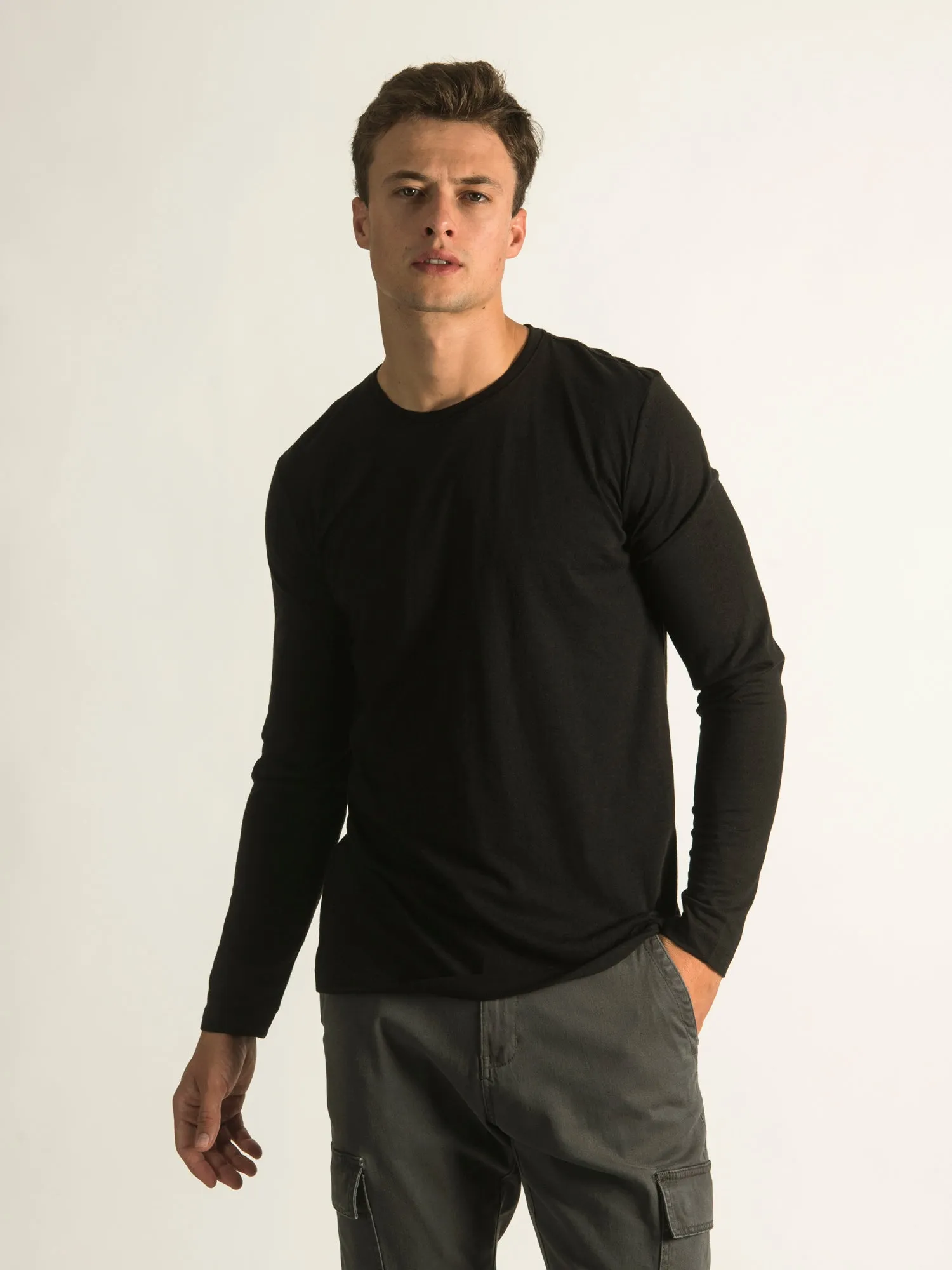 LONG SLEEVE CREWNECK T-SHIRT - CLEARANCE sold by Boathouse