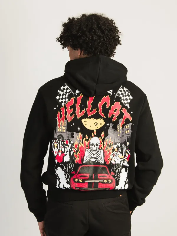 REASON HELLCAT DROP SHOULDER HOODIE - CLEARANCE sold by Boathouse