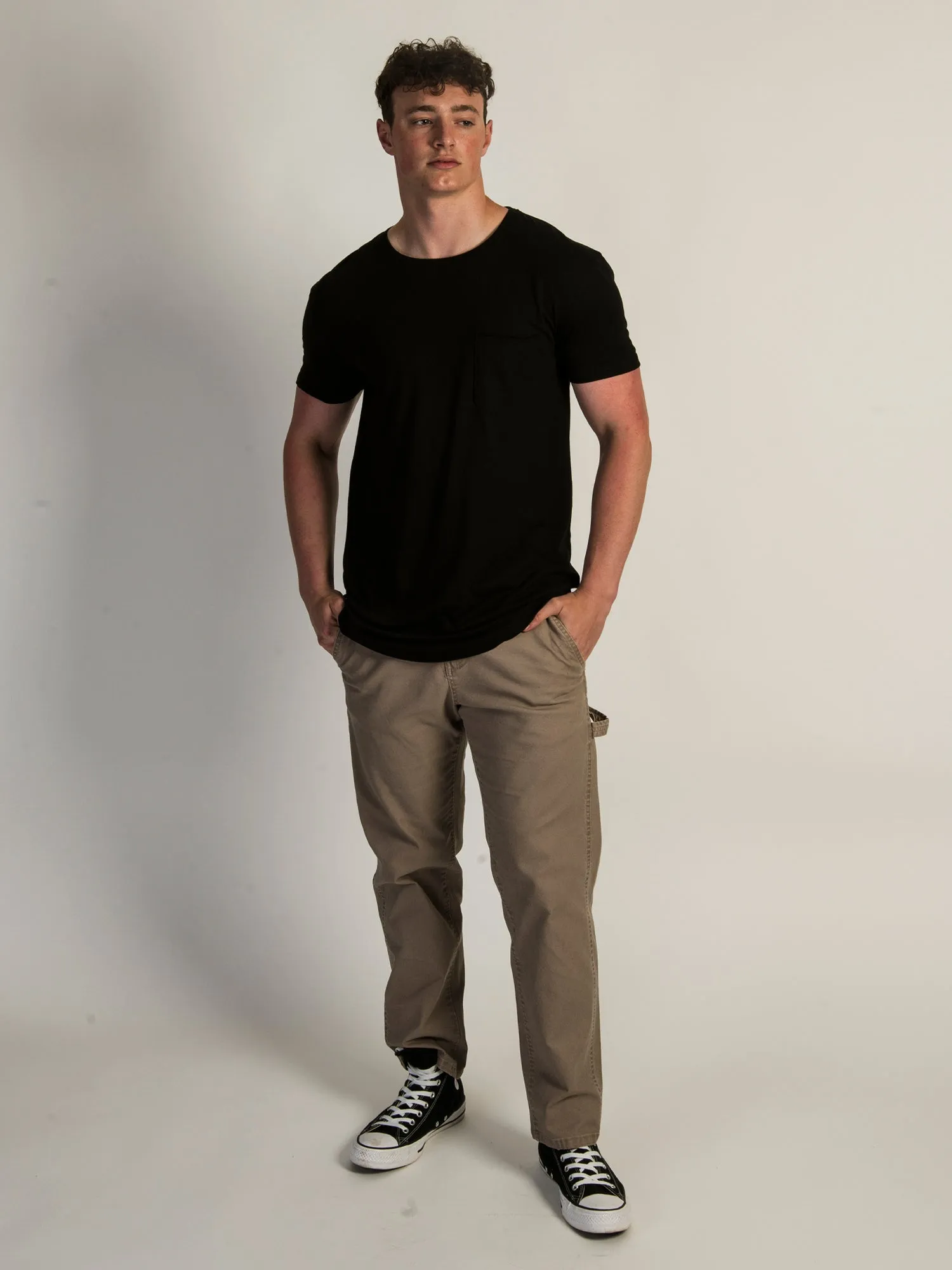 LONGLINE TEE - BLACK sold by Boathouse product image thumbnail 2